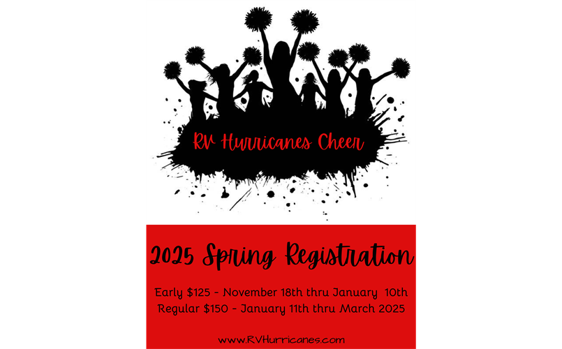 RV Hurricanes 2025 Spring Registration is OPEN!